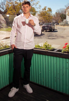 ART-7810 CAMISA M.LARGA CON SPANDEX - tienda online