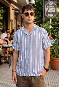 Imagen de ART-7845 CAMISA STRIPE LINEN RAYADO
