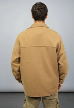 Imagen de ART- 3060 CAMISACO DE PAÑO LISO CON BOLSILLO