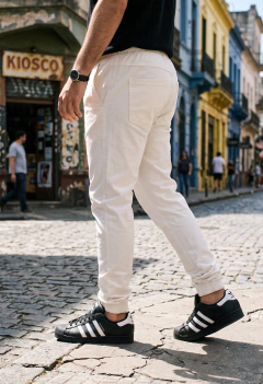 ART-2761 JOGGER DE GABARDINA CON SPANDEX - tienda online