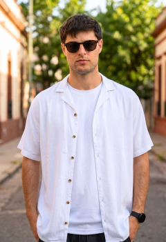 ART-7807 CAMISA MC DEL ALGODON RAYON - comprar online