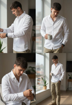 Imagen de ART-7810 CAMISA M.LARGA CON SPANDEX