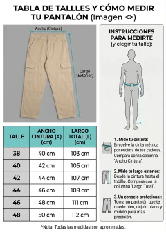ART 2888 PANTALON CARGO BULL en internet