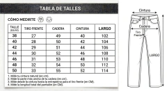 ART-3702 JEAN SEMI RECTO BLUE en internet