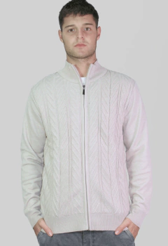 ART-4739 CAMPERA TRAMADA CON PIEL - comprar online