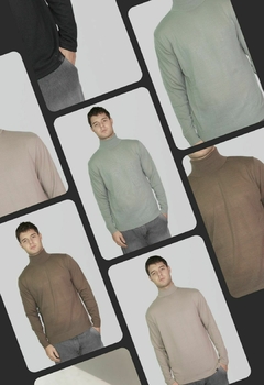 PACK DE 5 POLERA DE ACRILICO SURTIDOS DE TALLES Y COLORES