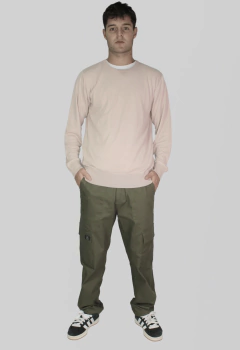 ART-2868 PANTALON CHINO CON BOLSILLO CARGO - tienda online