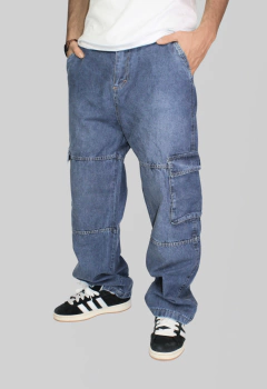 ART-2871 JEAN CARGO BAGGY CON RECORTE en internet