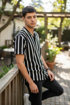 ART 7836 CAMISA TEJIDA RAYADA TRAMADA - terraoficial