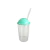 Vaso Milkshake Acrílico con Tapa Domo y Sorbete 360 cc- X1 U - tienda online