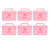 Valija Rosa Minnie PACK X 10