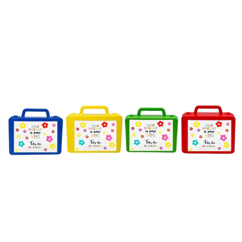 Valijitas Plasticas Dia Del Niño Reutilizables x10u