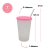 Souvenir Vaso Plástico Glitter 750 cc con Tapa y Sorbete x10 - tienda online