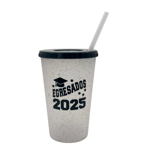 ✨ Vaso Cónico con Tapa y Sorbete 750 cc – X1 u