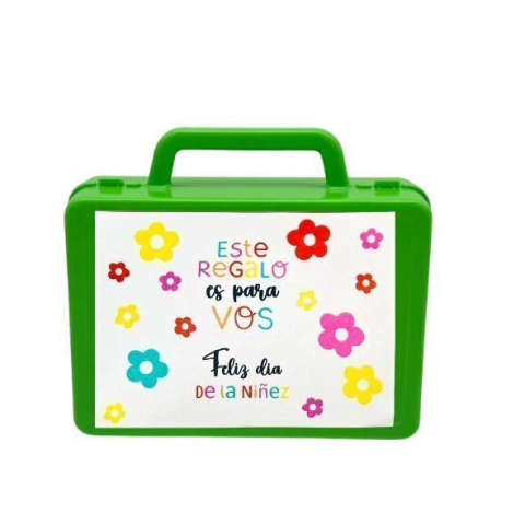 Valijitas Plasticas Dia Del Niño Reutilizables x1 unidad
