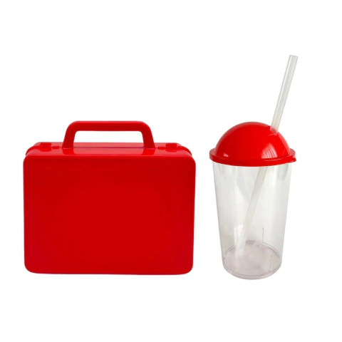 Combo Fiesta Temática: Valijita + Vaso 360 cc x1