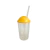 Vaso Milkshake Acrílico con Tapa Domo y Sorbete 360 cc- X1 U - posacupcakes