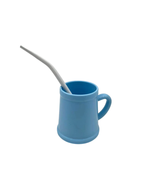 Mate Plástico con Asa y Bombilla – Pack x1u – Souvenir de Cumpleaños 