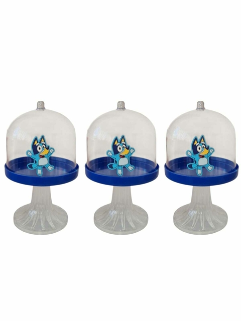 Posa cupcake Bluey azul PACK X 10 - comprar online