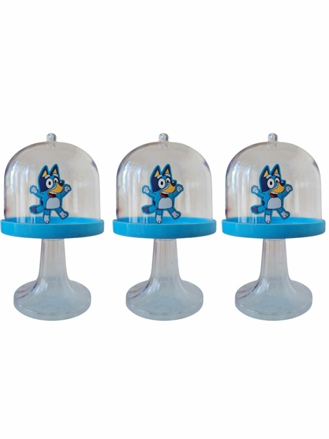 Posa cupcake Bluey celeste PACK X 10 - comprar online