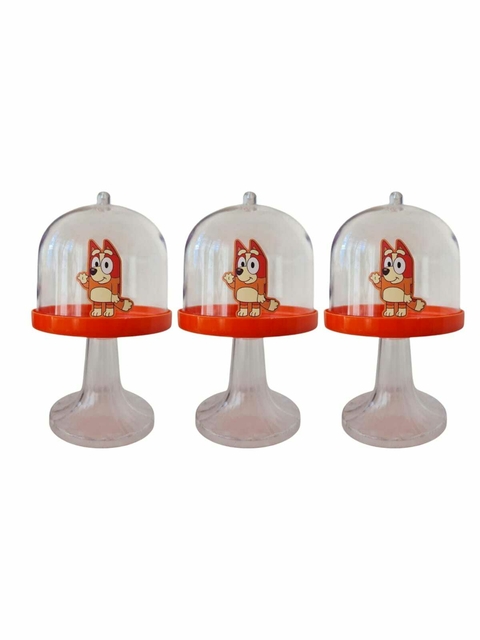 Posa cupcake Bluey naranja PACK X 10 - comprar online