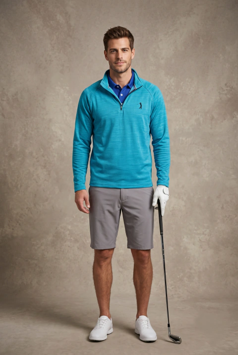 Bermuda de Golf Gris