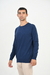 Sweater cuello redondo Marino en internet
