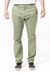 Pantalon Chino Verde Gabardina Con Bordado Logo