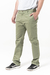 Pantalon Chino Verde Gabardina Con Bordado Logo - comprar online