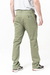 Pantalon Chino Verde Gabardina Con Bordado Logo en internet