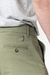 Pantalon Chino Verde Gabardina Con Bordado Logo - Golf Club