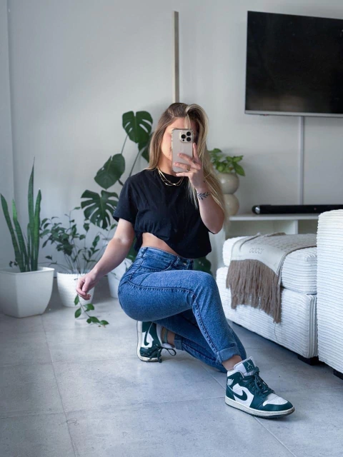 Jean elastizado skyni azul pre lavado - comprar online