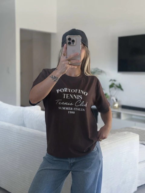 Remera básica tennis club - comprar online