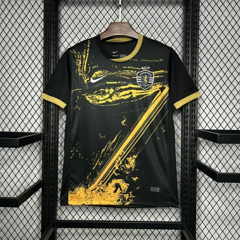 Camisa Sporting CP Third 24/25 - Torcedor Masculino - Preto
