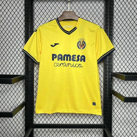 Camisa Villarreal Home 24/25 - Torcedor Masculino - Amarelo