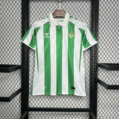 Camisa Real Betis Home 24/25 - Torcedor Masculina - Verde/Branco