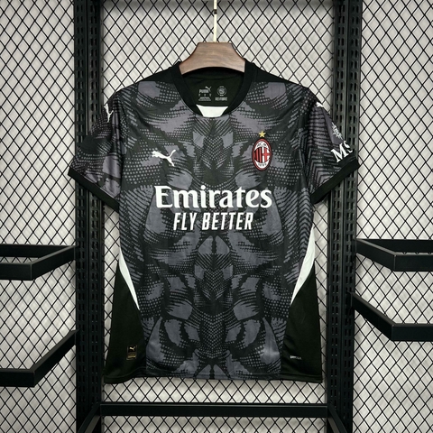 Camisa AC Milan Goleiro 24/25 - Torcedor Masculina - Preto