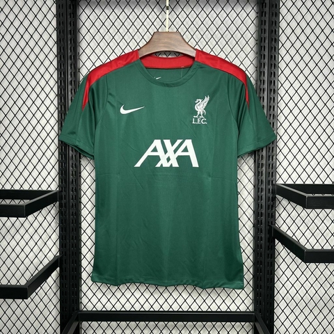 Camisa Liverpool Pré Jogo 24/25 - Torcedor Masculino - Verde