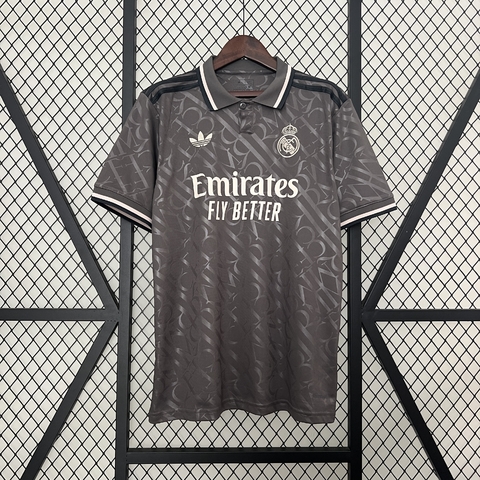Camisa Real Madrid Third 24/25 - Torcedor Masculina - Preto