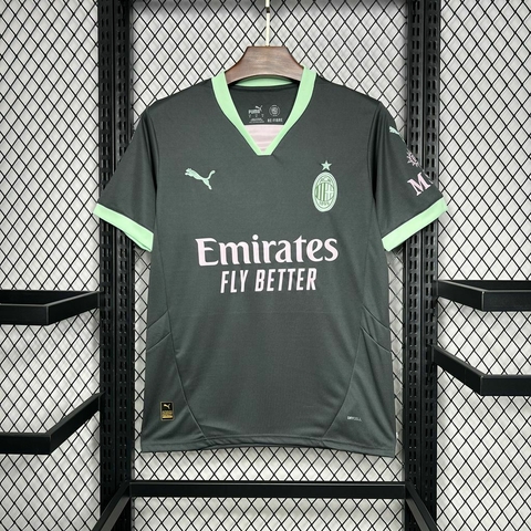 Camisa AC Milan Third 24/25 - Torcedor Masculina - Verde