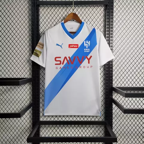 Camisa Al Hilal Away 23/24 - Torcedor Masculino - Branco