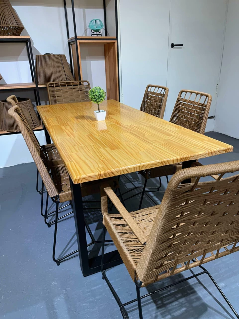 Mesa Estilo Industrial - Pata Square - comprar online