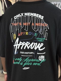 CAMISA HUGE APPROVE ONLY - PRETO - loja online