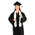 Beca Americana De Formatura - Completa Capelo Faixa Canudo - comprar online