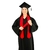 Beca Americana De Formatura - Completa Capelo Faixa Canudo - Mundo das Becas