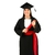 Beca Formatura + Capelo + Jabô + Canudo - Tamanho Especial - loja online