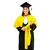 Imagem do Beca Formatura + Capelo + Jabô + Faixa + Canudo+ Capa Ombro