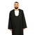 Beca Formatura Preto + Jabô - SEM CAPELO E SEM FAIXA