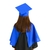 Meia Beca Infantil + Capelo Escolar Formatura Crianças - comprar online