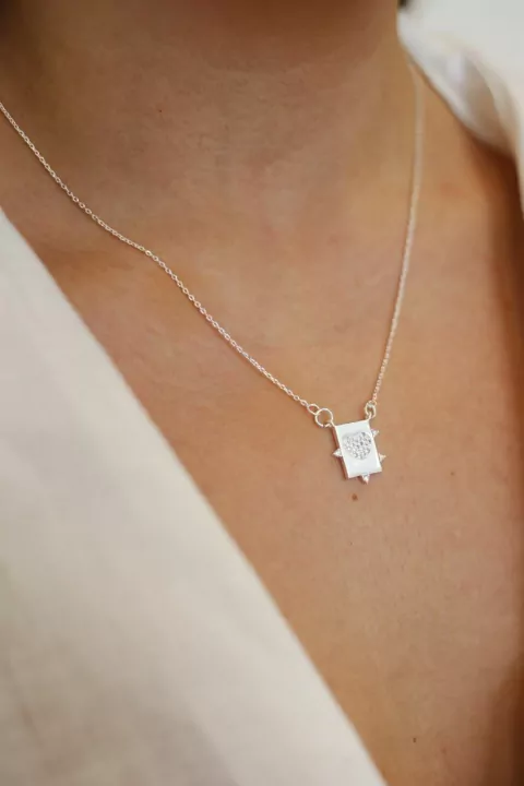 Colar Bipartido coração crav